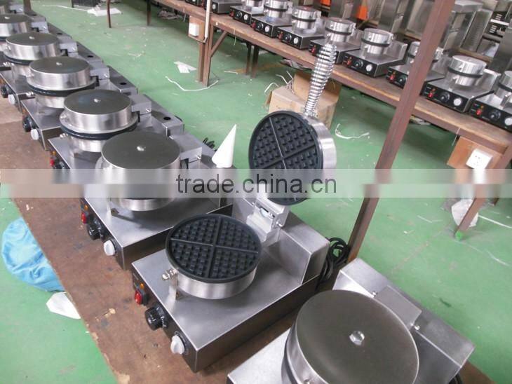 Commercial Restaurant Food Machinary Electric Waffle Maker/ Single Head Mesin Waffle UWB-1