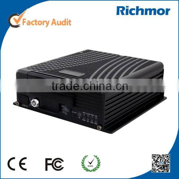 Newest 3G GPS Wifi Full HD 1080P 8 channel mobile car dvr recorder