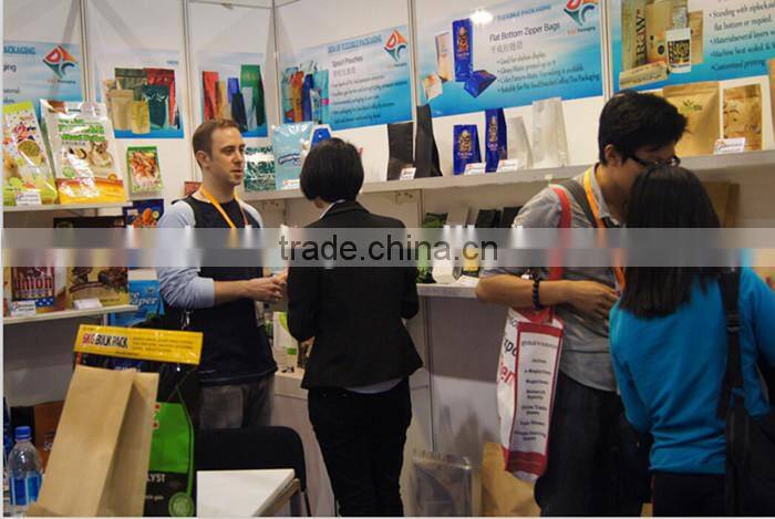 Box Bottom Plastic Bags For Nuts Fruits Packing