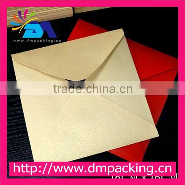 high class preal paper 16X16cm paper envelope