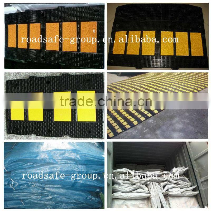 2014 heavy duty and best price rubber speed hump, road speed bump