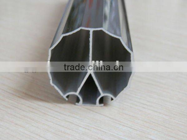 Eletrophoresis aluminum profiles for curtain track