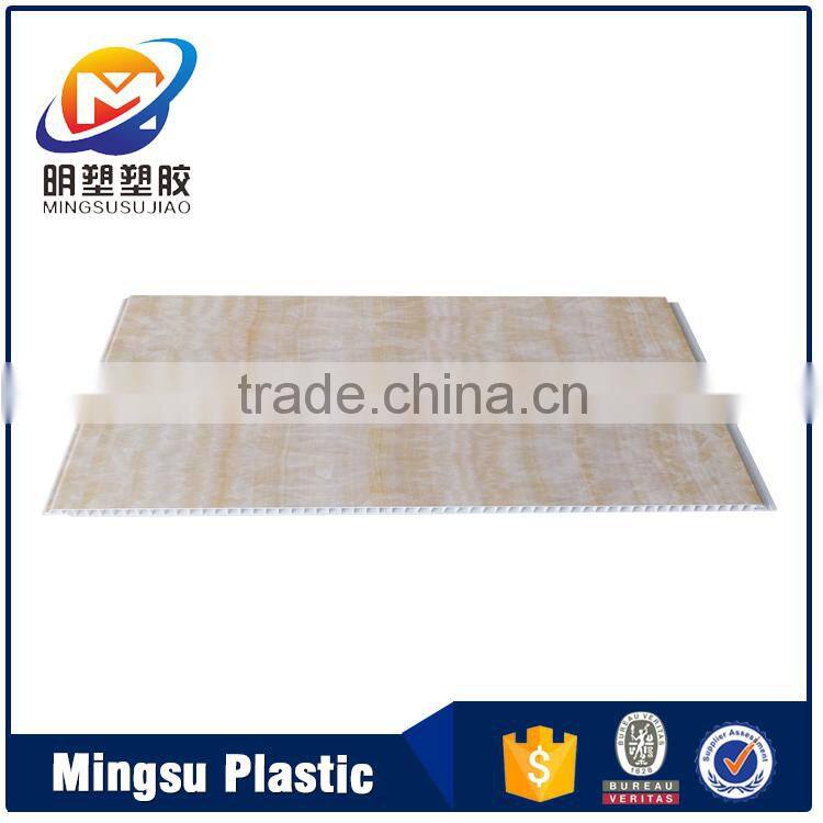 2016 the most popular golden pvc wall panel for interior decoretion