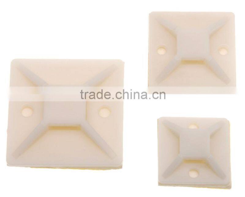 Cable Tie Mount, Nylon Base of Cable Tie, Adhesive Base