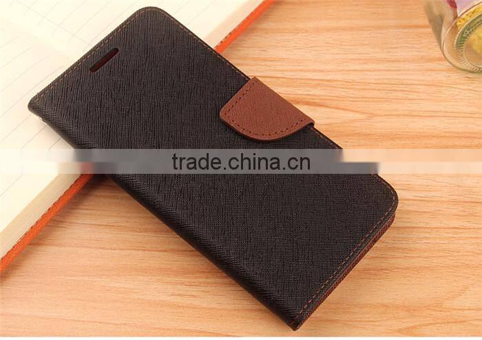Mix Color Luxury Flip Wallet Leather Case For Samsung Note 5 Cell Phone