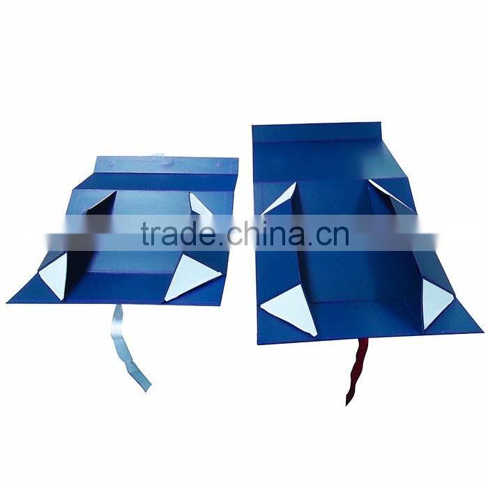Foldable printed crrugated paper box for product marketing