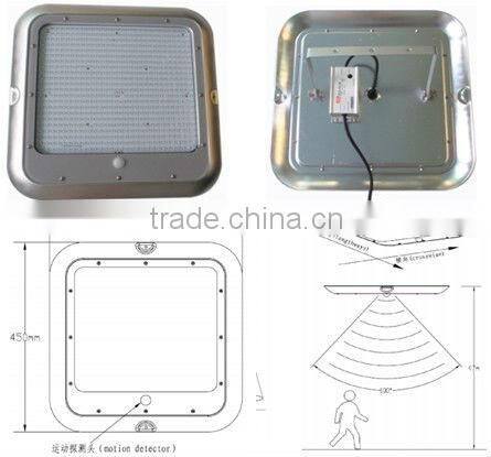 Good quality 60w gas station led canopy explosion proof lights