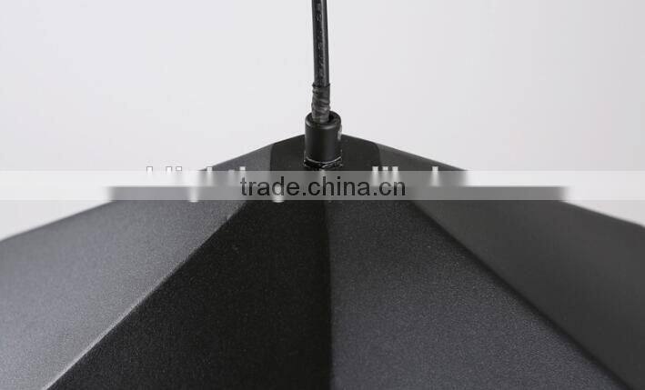 2016 hot sale black and white led hanging pendant light