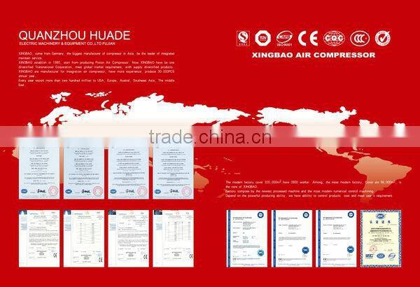 Silent type Piston air compressor QHD10