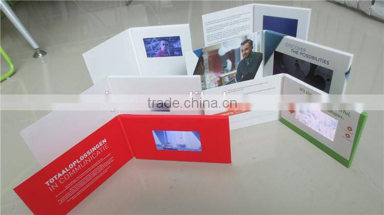 Merry Christmas Card Digital Player Video Card Top Factory