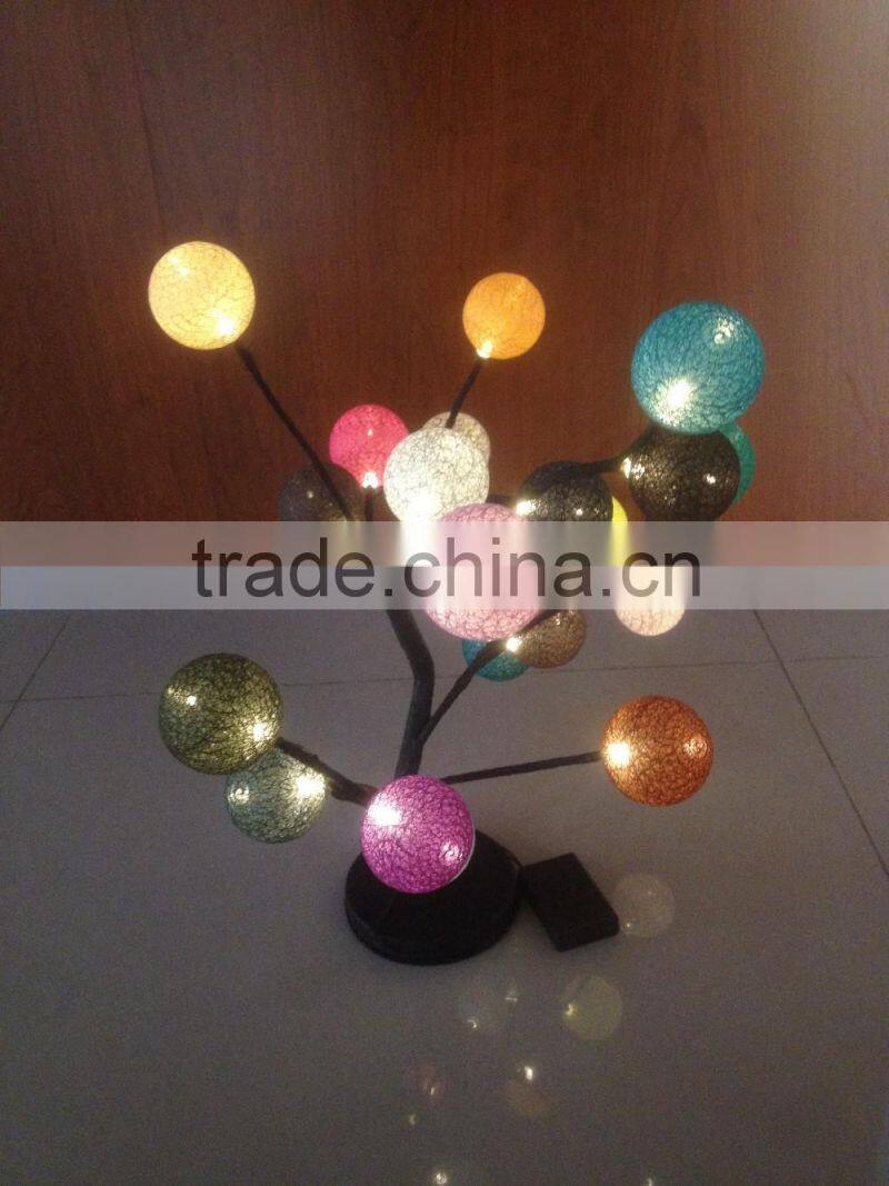 12V 4.5V battery led tree light color changing led magic ball light