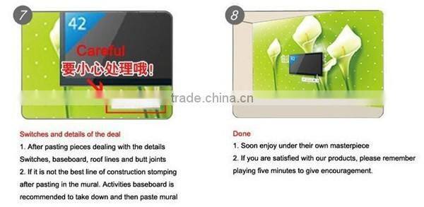 Home TV Background Wall decoration 3D Board Wall Papers