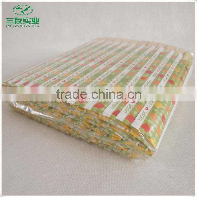 Paper Wrapped Disposable Bamboo Chopsticks