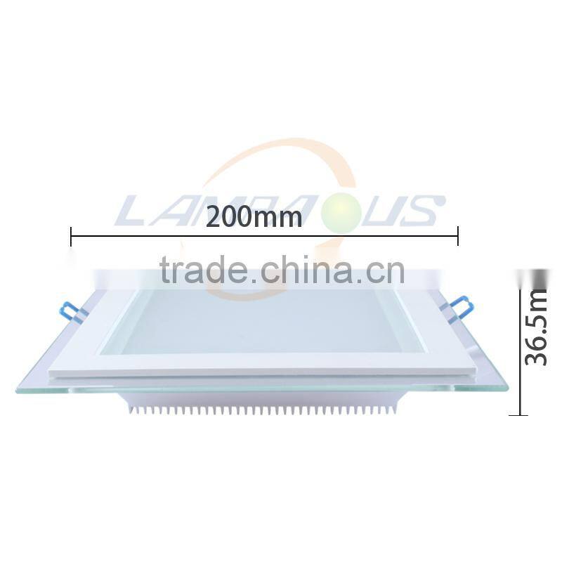 2014 hot selling CE & ROHs approved 18w led panel light 100lm/w lighting dimming square led ceiling lights