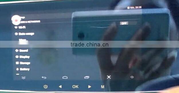 Android Navigation Dual Camera Car DVR Rear view mirror