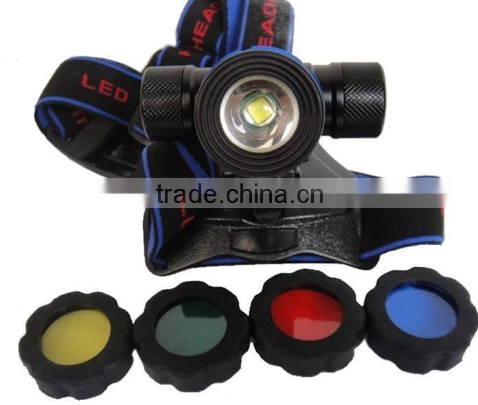 high power aluminum zoom function bicycle light LED bike lamp