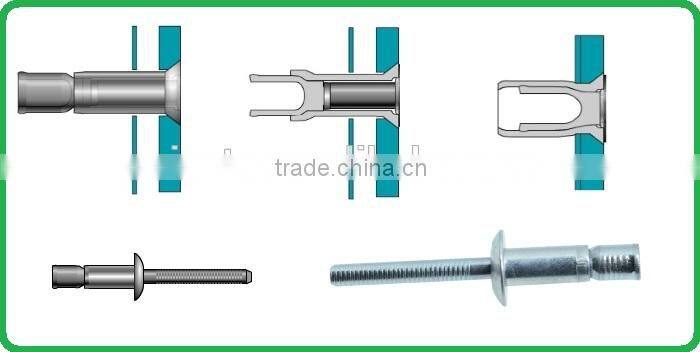 DOME HEAD STRUCTURE S-BOLT RIVETS