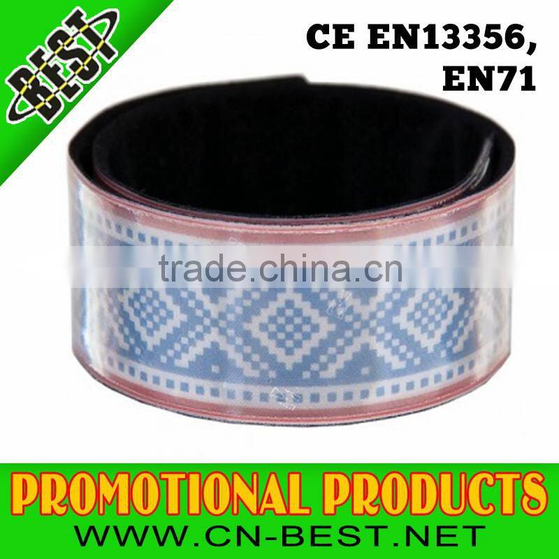 EN13356 reflective slap wrap wrist band