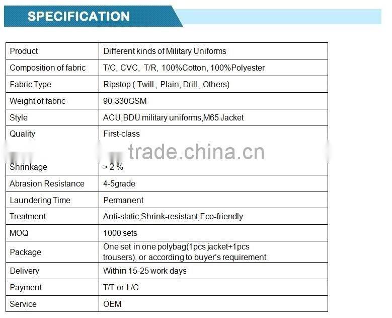 M65 Jacket Winter Jacket Military Uniform