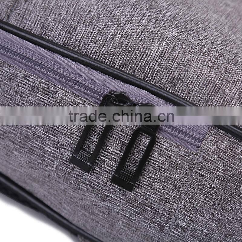 2016 Factory wholesale OEM canvas shoulder bag backpack combination schoolbag for men and college boy