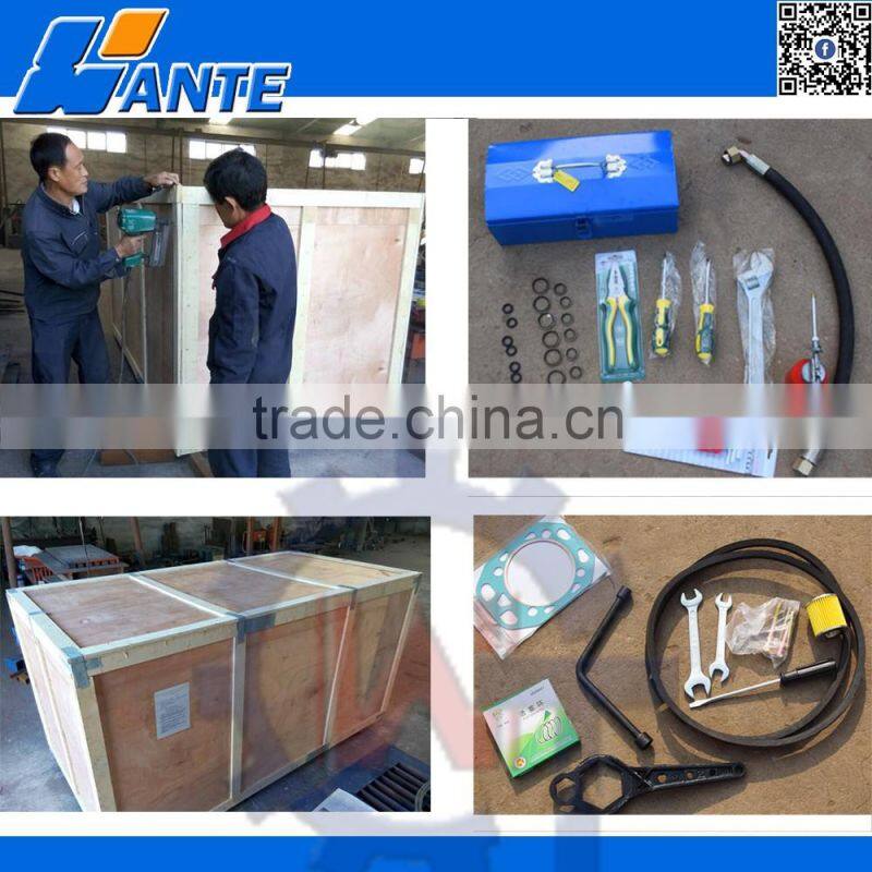 WT2-20M Diesel engine soil interlocking pressing bricks machine
