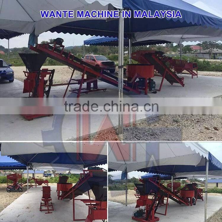 WANTE BRAND DOUBLE-M7MI BLOCK MAKING MACHINE FOR UGANDA CUSTOMERS