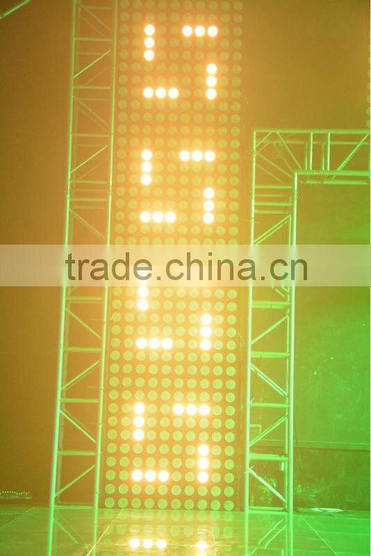 LED stage effect light DMX512 control 25x3w Cree panel light