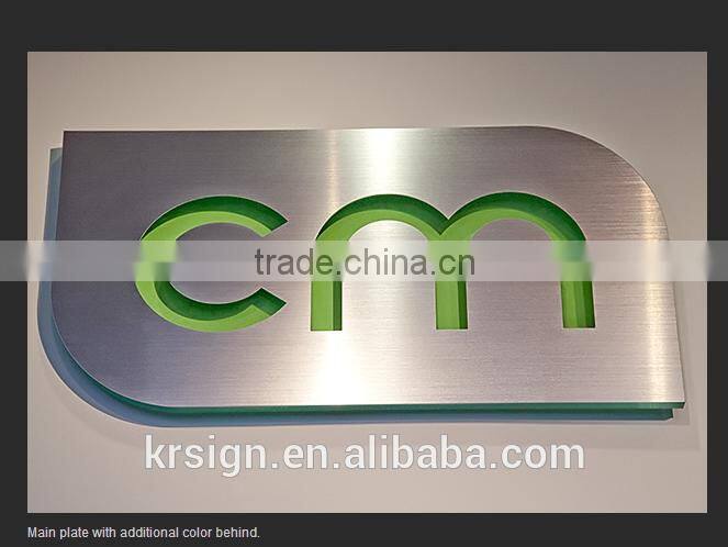 3d acrylic mini letter sign of company logo for advertising