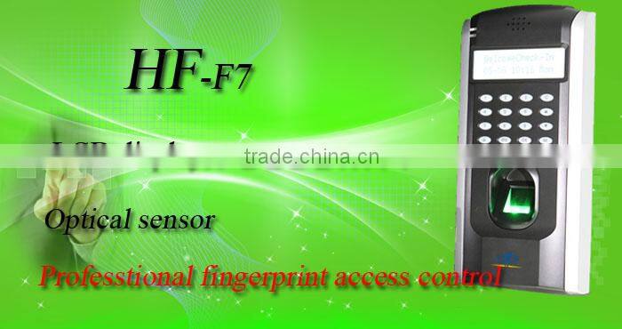 HF-F7 High Quality Good Price Fingerprint Door Access Control Machine