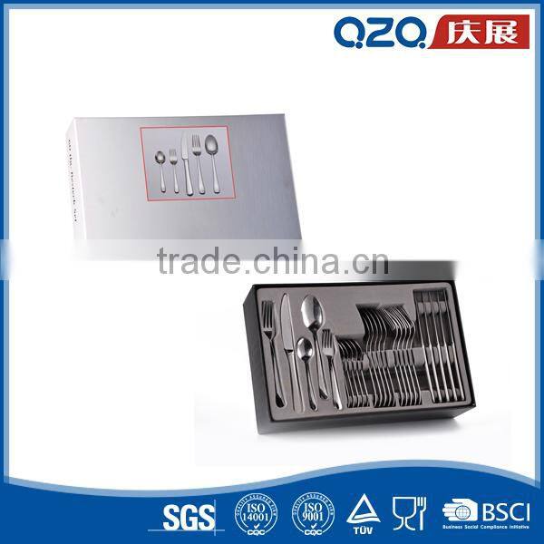 Unique design modern strict process anti-scald stainless steel mexican flatware