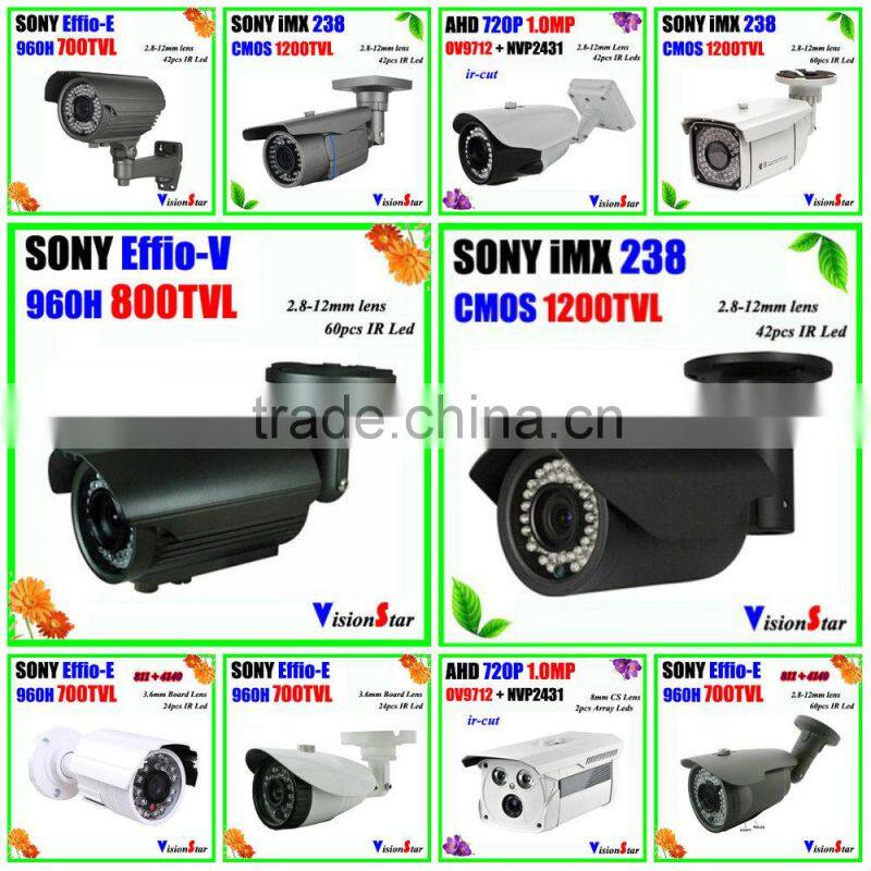 Infrared Ir Cut Zoom 2.8-12mm Varifocal Lens Security Camera COMS Sensor 1200TVL CCTV Outdoor Camera