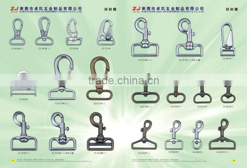 Manufacturing metal gold small trigger snaps for lanyard purse wallet