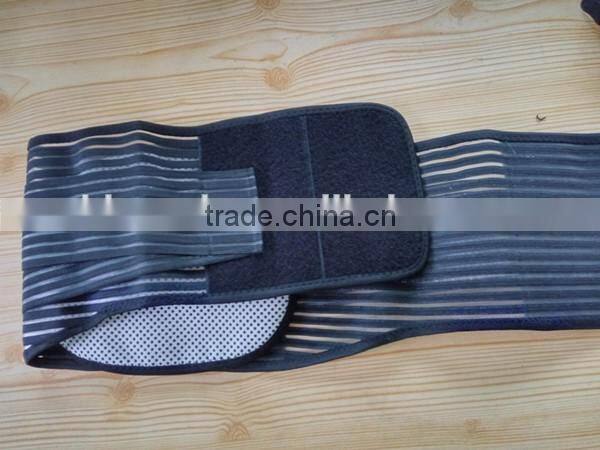 new stype black color tourmaline self-heating lumbar support with steel