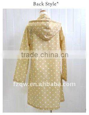 fashion women raincoat rubber poncho