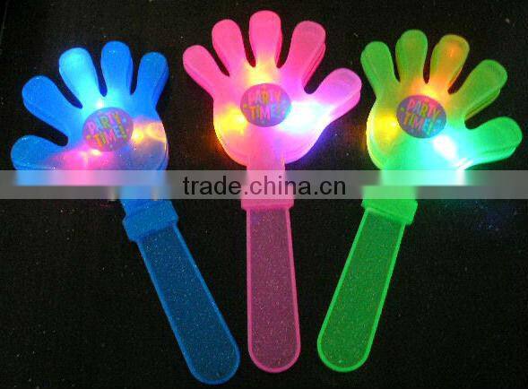 Rugby ball shaped Football sports fans plastic hand clapper
