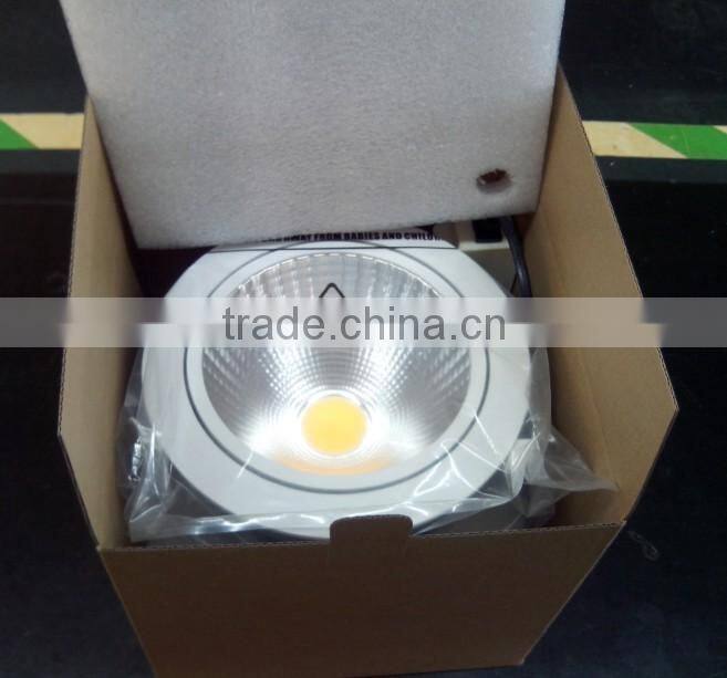 2016 high quality recessed COB led downlight 15W price With CE&Rohs