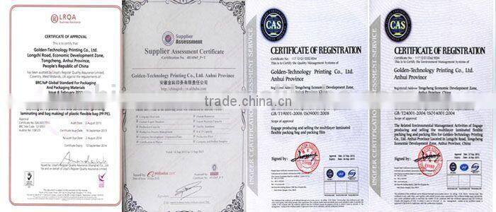 Three-side Seal Pouch's drug plastic bag