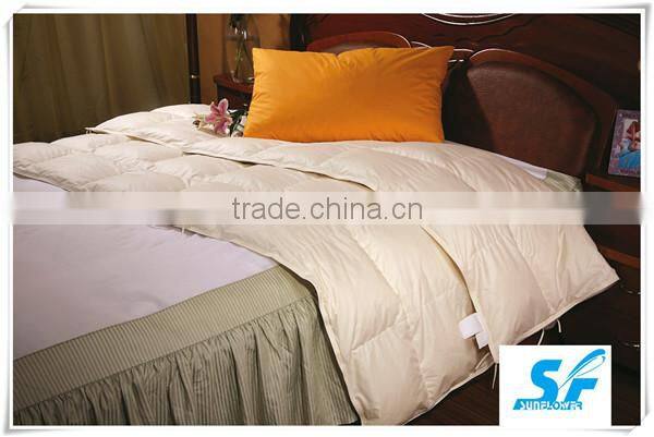 all season quilting 100% cotton fabric alternative down comforter/ micro fiber quilt /duvet shell