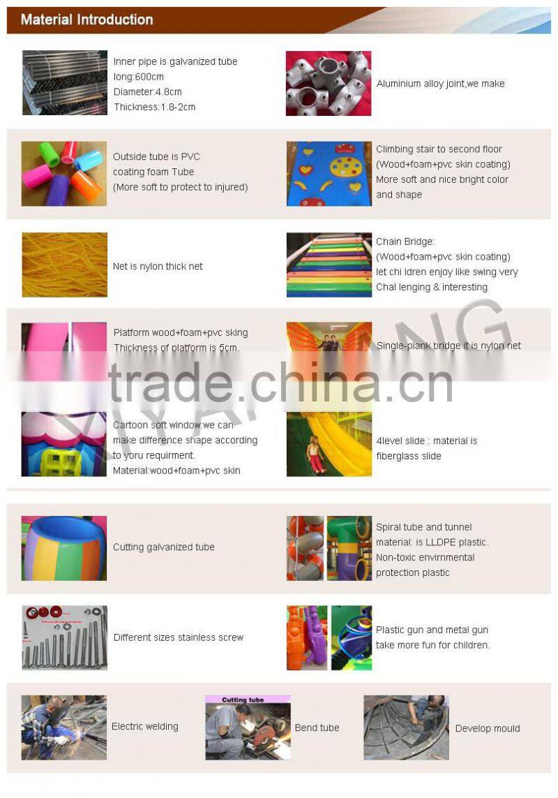 Latest Indoor Playground Jungle Gym Kids Playground
