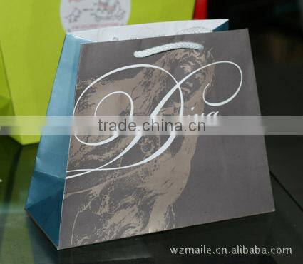 Shopping Paper Bag With Recycled Paper