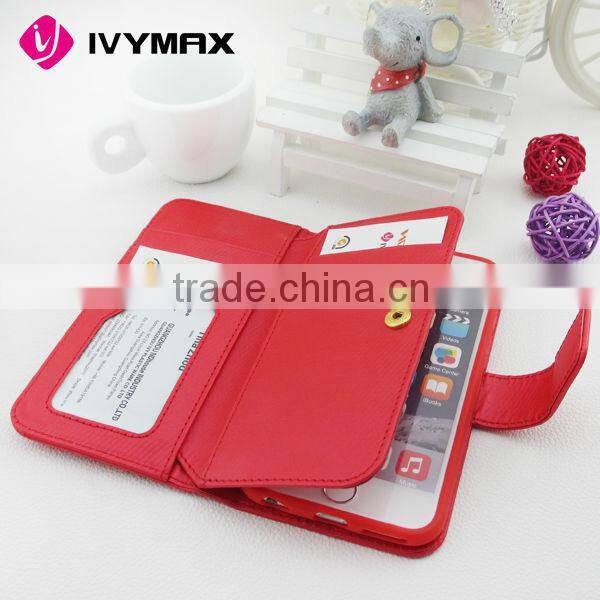Wholesale telephone wallet case cover for apple iphone 6 made in China