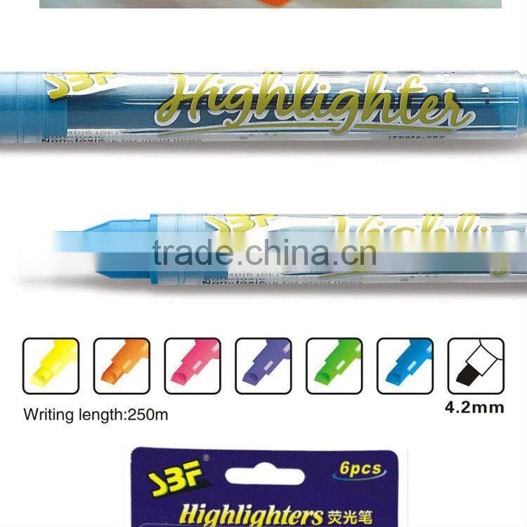 Highlighter marker with chisel tip item 552
