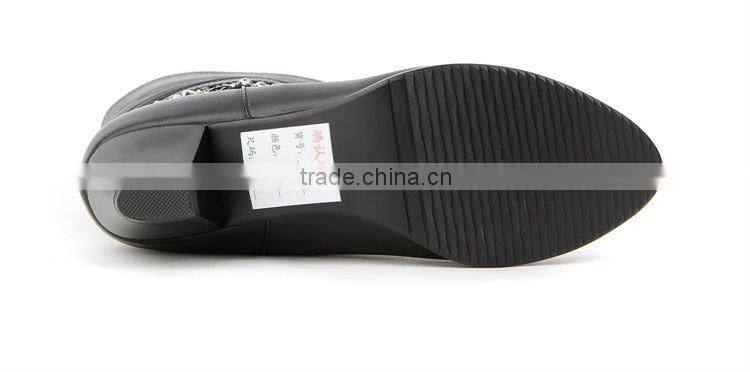 Rubber sole lady shoe boot for your choice