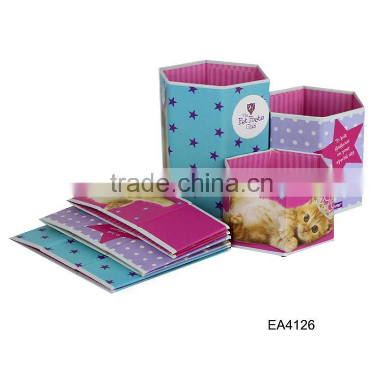 Foldable paper storage box, home clothes folding storage box, multipurpose toy storage box with lid