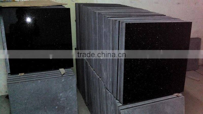 Black Galaxy Granite Tiles