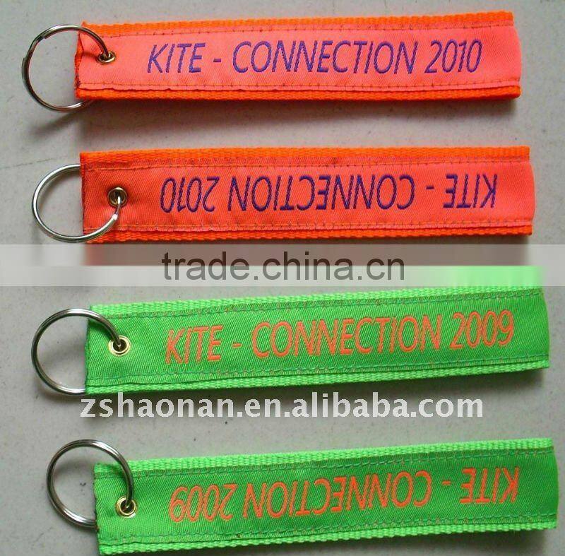 Custom printed short key chain lanyard