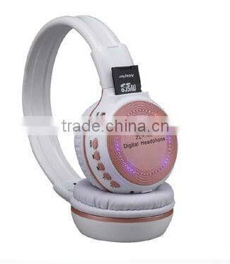2013 new product hot selling stereo bluetooth SD MP3 headset with microphone +FM from shenzhen factory