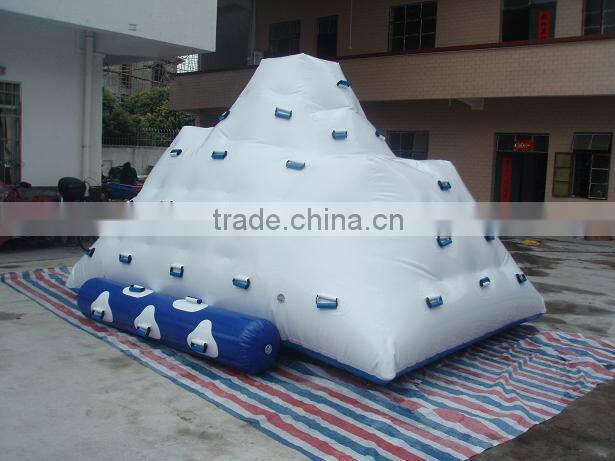 interesting inflatable iceberg / water sport