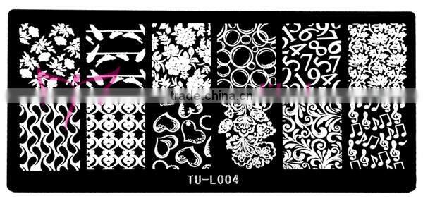 New TU-L series nail art stamping plate,China cheap price nail art stamping plate