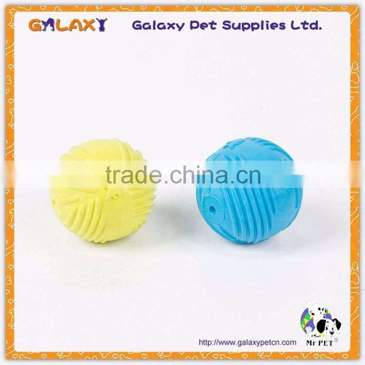 Customized design colorful soft pet training tennis ball for pet dog